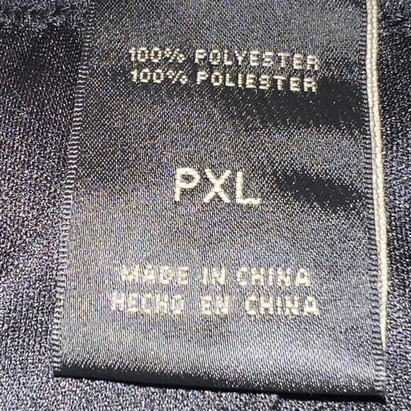 Metrowear New York Petite Black Lined Skirt Mesh Striped Extra Large PXL NWT - Picture 6 of 7